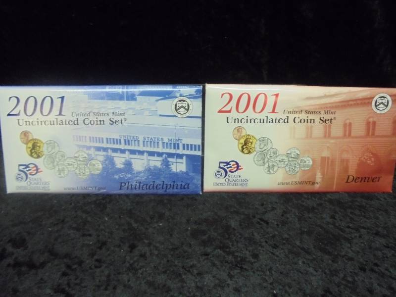 2001 US Uncirculated Coin Set