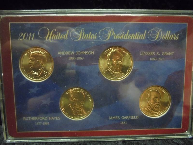 2011 US Presidential Dollars in Case