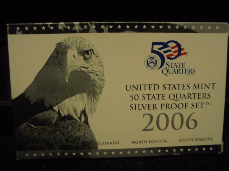 2006 US Mint 50 State Quarters Silver Proof Set