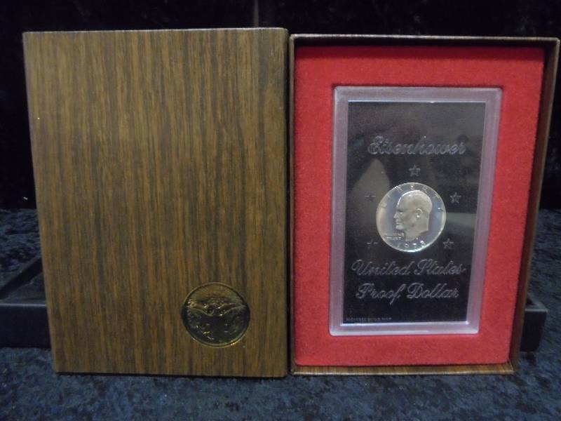 1973 Eisenhower US Proof Dollar in Case
