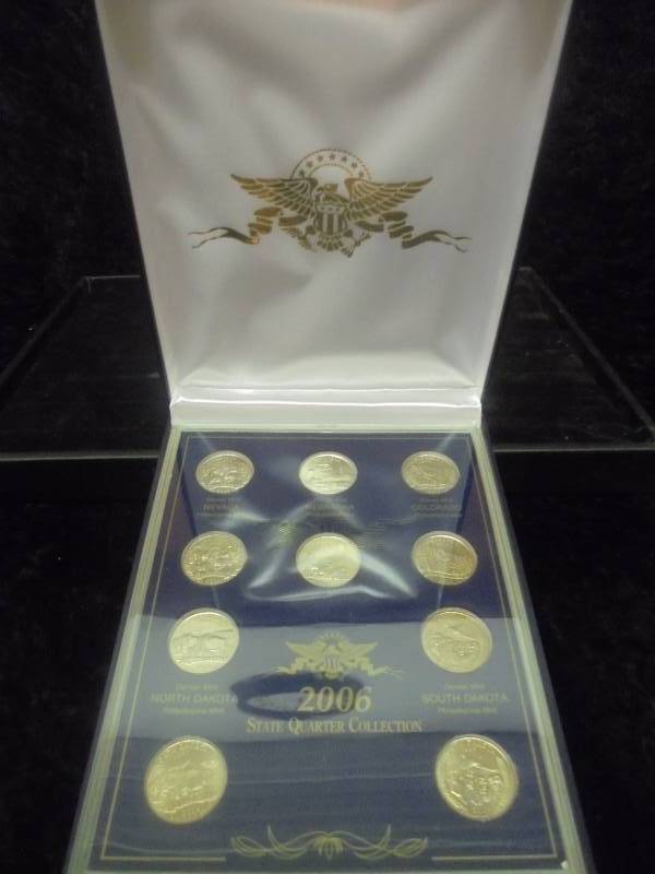 2006 State Quarter Collection in Display