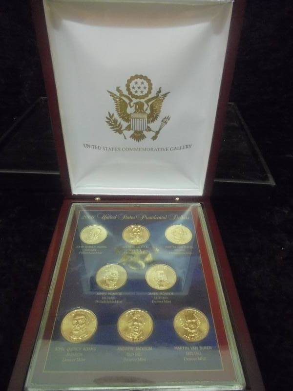 2008 US Presidential Dollars in Display