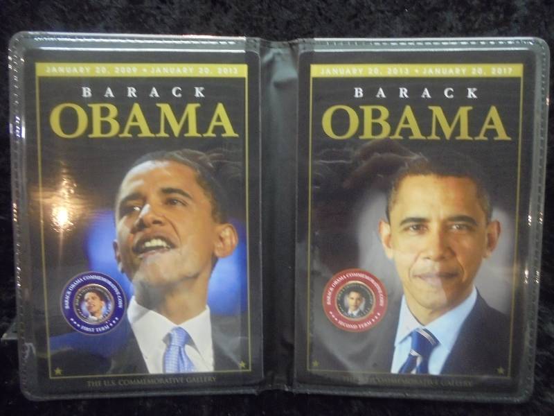 Obama Presidential Portfolio, Commemorative 1st & 2nd Term Coins