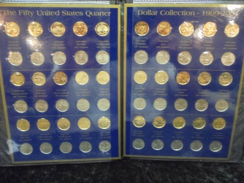 US 50 States Quarter Dollar Collection, 1999-2004, in Portfolio