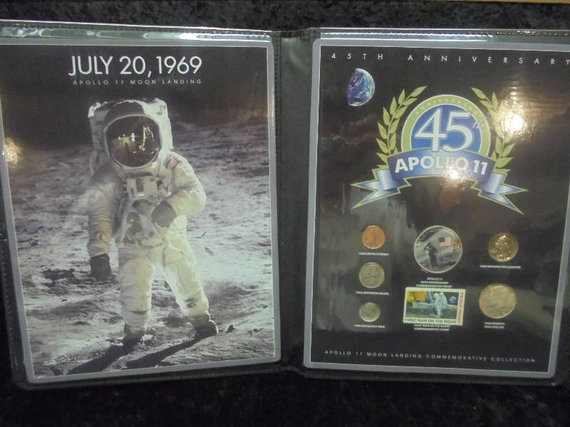 Apollo 11 Moon Landig Commemorative Collection in Portfolio