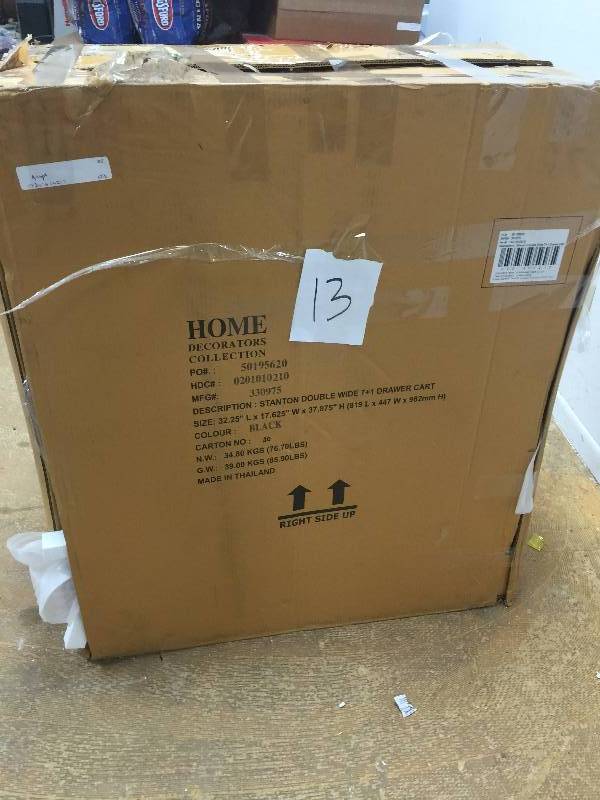 lot 14 image: Hampton Bay Arthur All-Weather Wicker Patio Stack Chairs (2-Pack) New