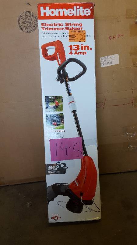 lot 145 image: Homelite Electric String Trimmer  Edger