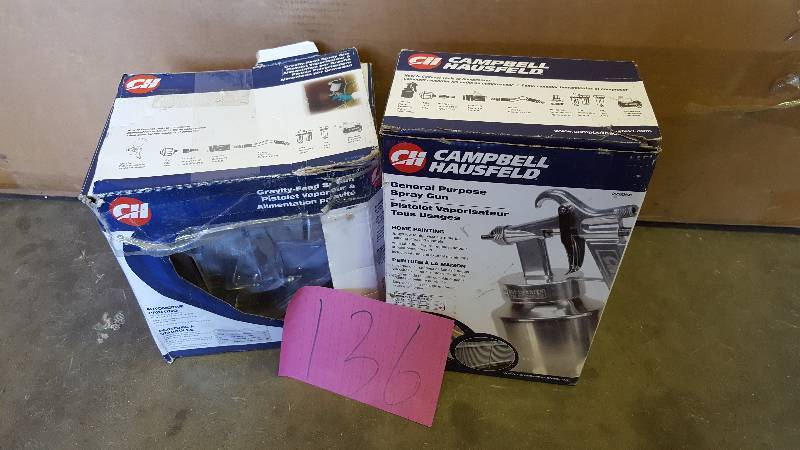 lot 136 image: CH General Spray Gun and Gravity Feed