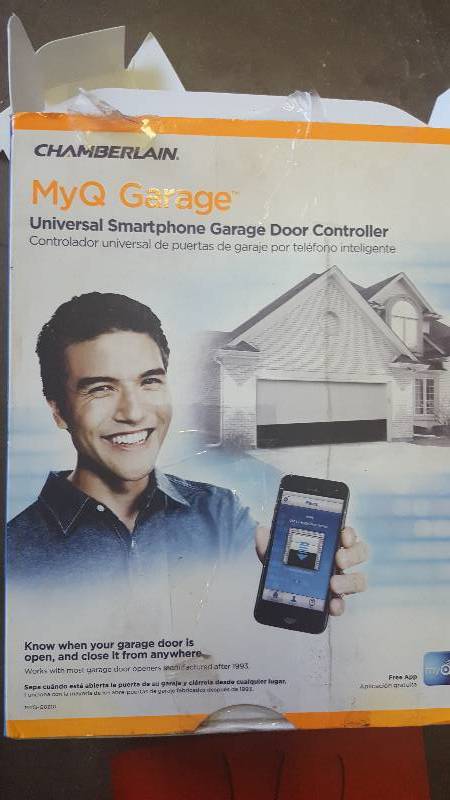 lot 14 image: Chamberlain - MyQ Garage Door Controller - Black