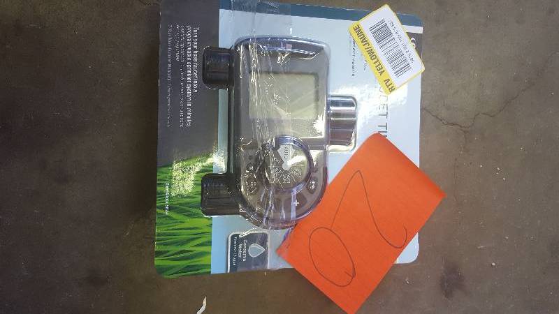 lot 20 image: Orbit 1 Dial 2 Outlet Hose Faucet Timer Model 56544