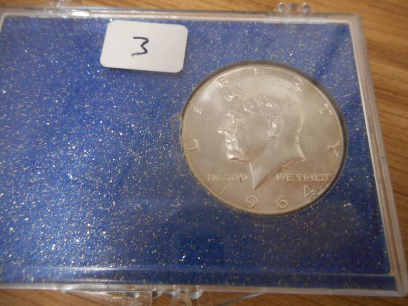 1964-P Kennedy Half Dollar, Gem, 9...