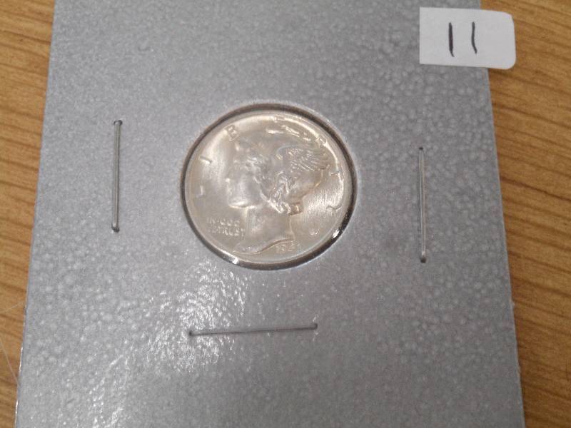 1942 Mercury Dime, Gem, Striking A...