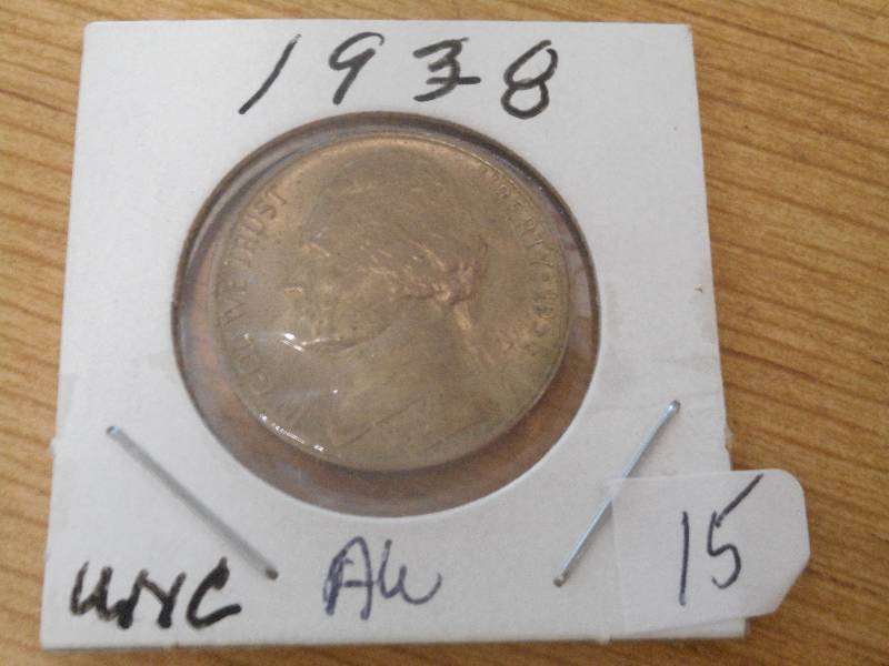 1938 Nickel, AU Type ...