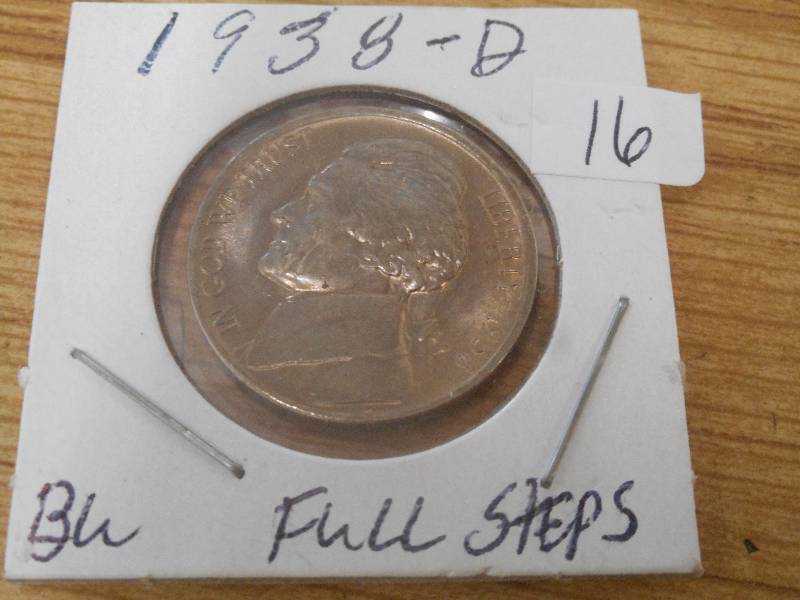 1938-D Nickel, Super Strike BU Type...
