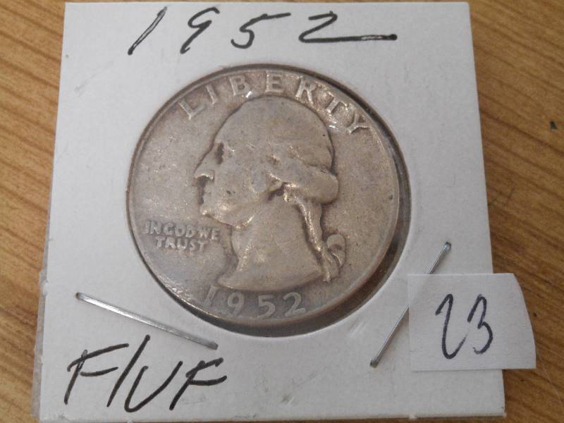 1952 Quarter, Nice Strike, FVF...