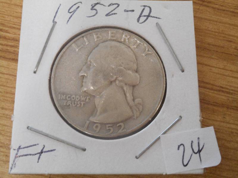 1952-D Quarter, F...