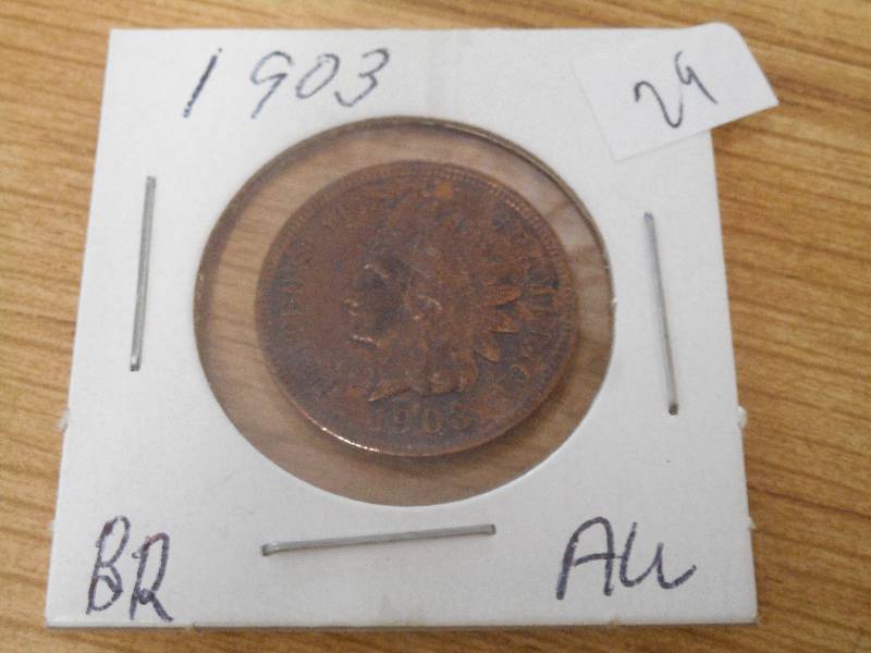1903 Indian Head Penny, Brown, AU...