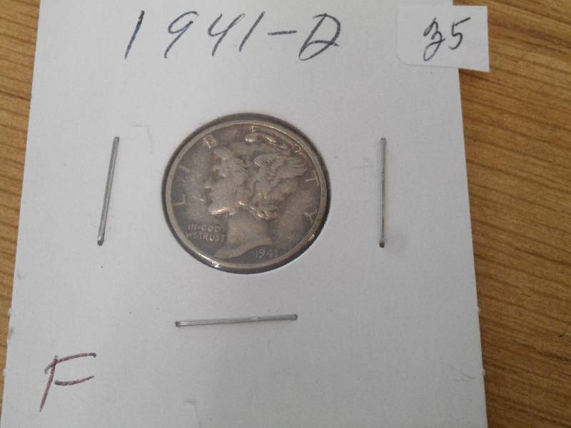 1941-D Mercury Dime, F...