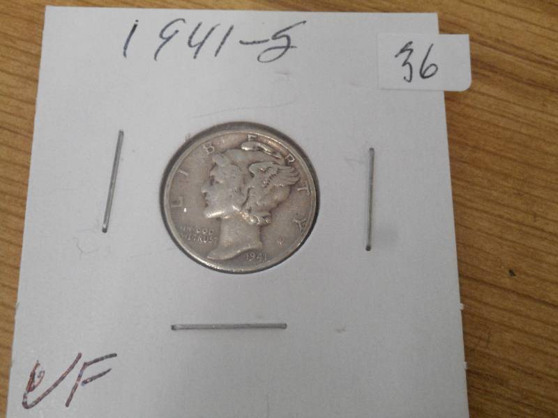 1941-S Mercury Dime, VF...