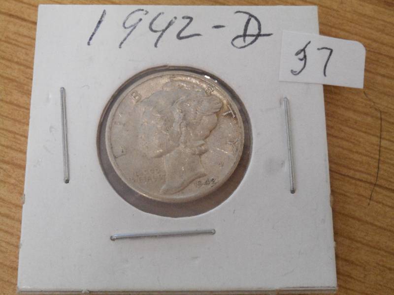 1942-D Mercury Dime...