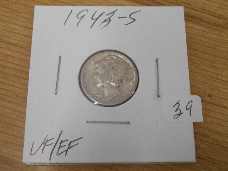 19430S Mercury Dime, VFEF...