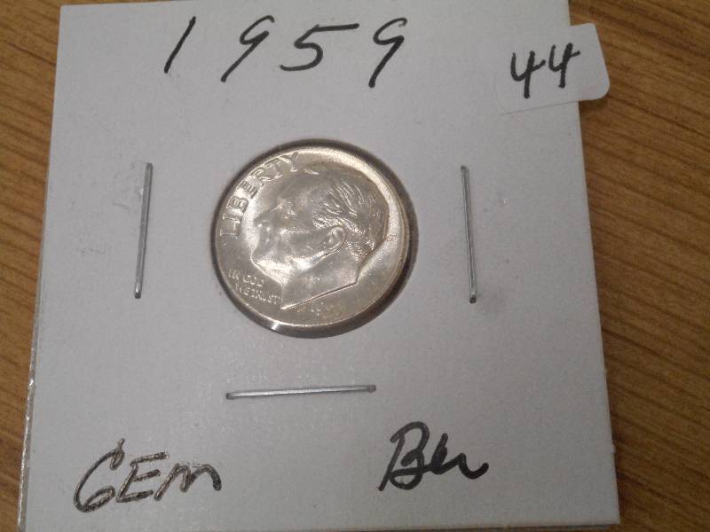 1959 Roosevelt Dime, BU...