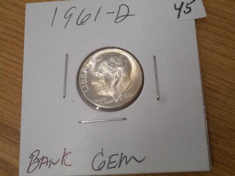 1961-D Original Bank Roosevelt, Ge...