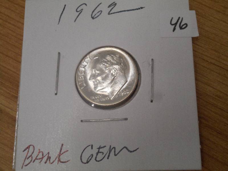 1962 Gem BU Roosevelt Dime ...