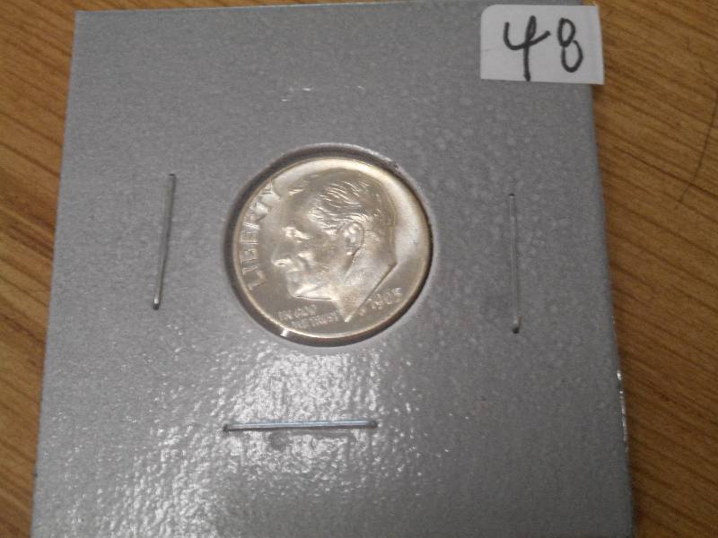 1963-D Gem Roosevelt Dime, BU...