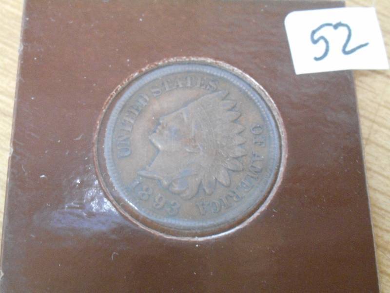 1893 Indian Head Penny, Headband Li...