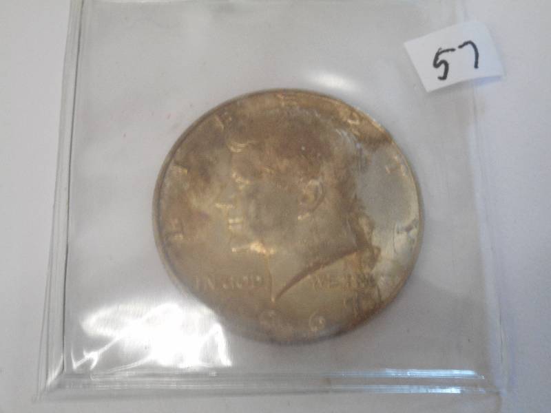 Kennedy Half Dollar, 1967 40% Silve...