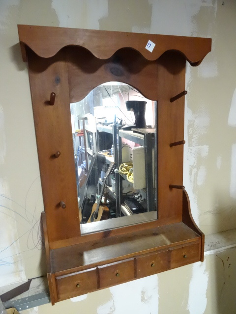 lot 17 image: Wall hanging cabinet