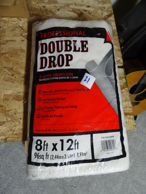 lot 21 image: Drop cloth