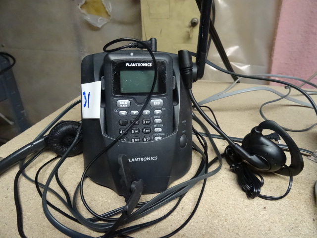 lot 31 image: Plantronics mobile phone.