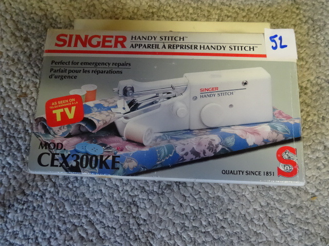 lot 52 image: Singer handy stitch