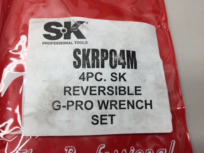 S-K 4PC METERIC REVERSIBLE G-PRO WRENCH SET 6, 12,14 AND 16