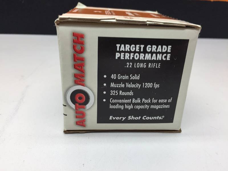 FEDERAL AMMUNITION .22 LR SHELLS 325 ROUNDS