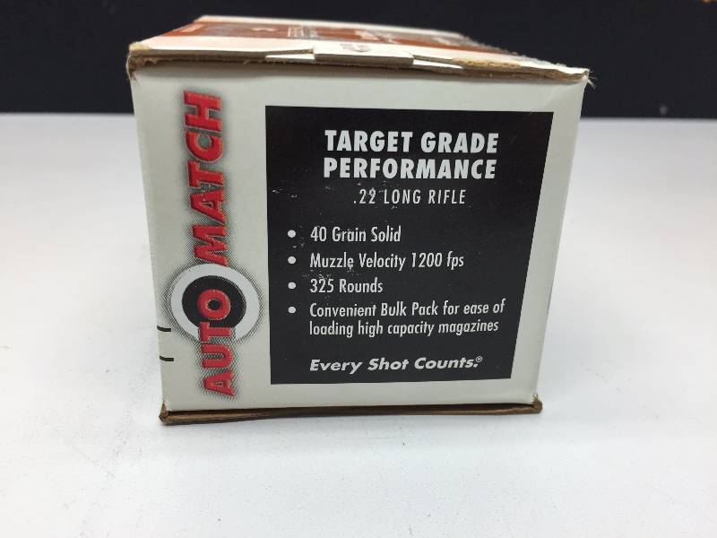 FEDERAL AMMUNITION .22 LR SHELLS 325 ROUNDS