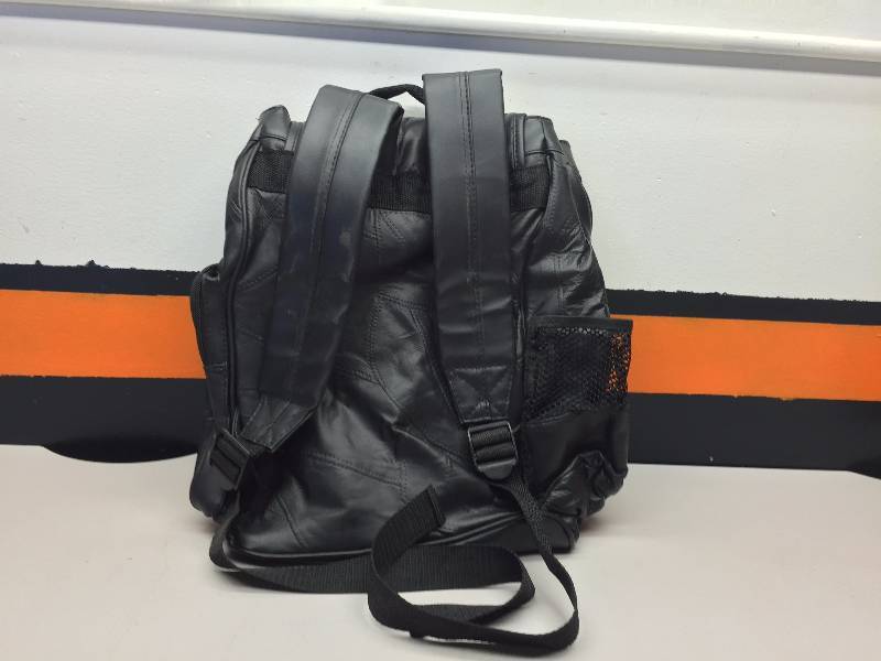 DIAMOND PLATE BUFFALO LEATHER BACK PACK