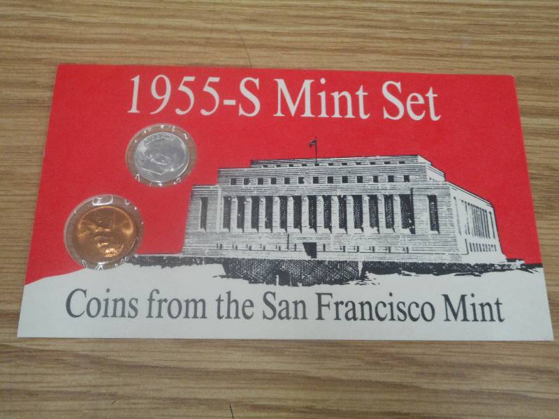 1955-S Mint Set, Coins from the San...