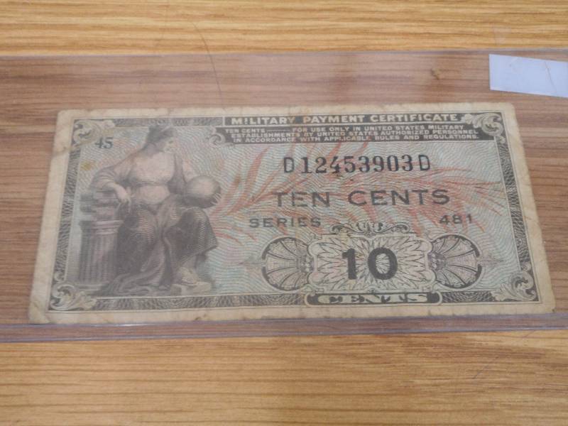 Military Payment Certificate, Ten (...