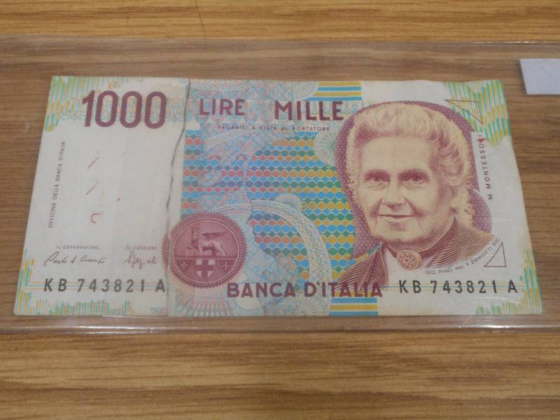 1990 Italy - 1000 Lire CurrencyNot...