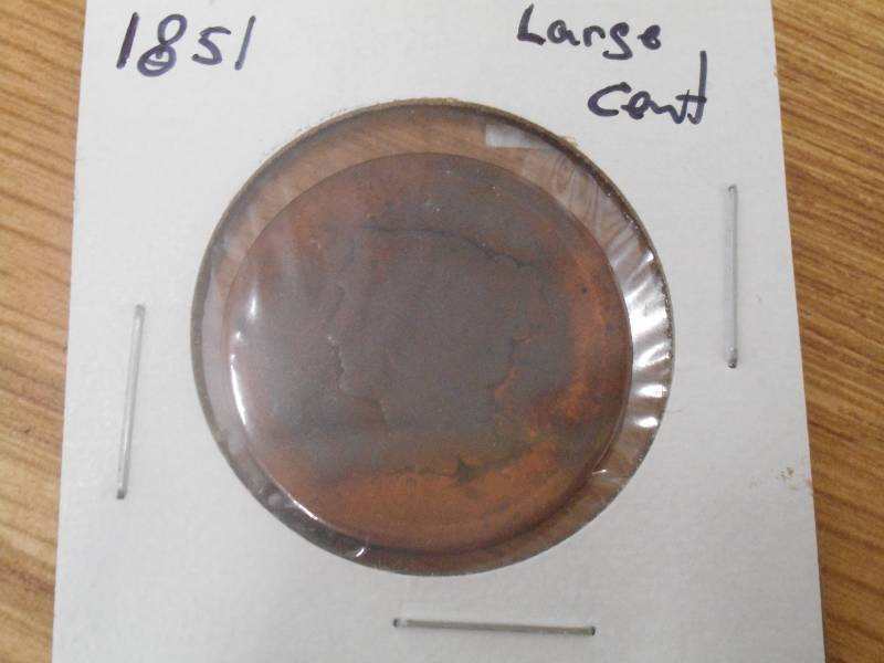 1851 Large Cent - Circulated...