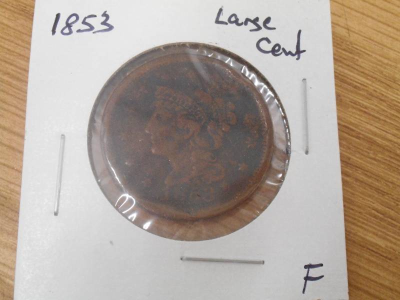 1853 Large Cent - Fine Grade, Full ...