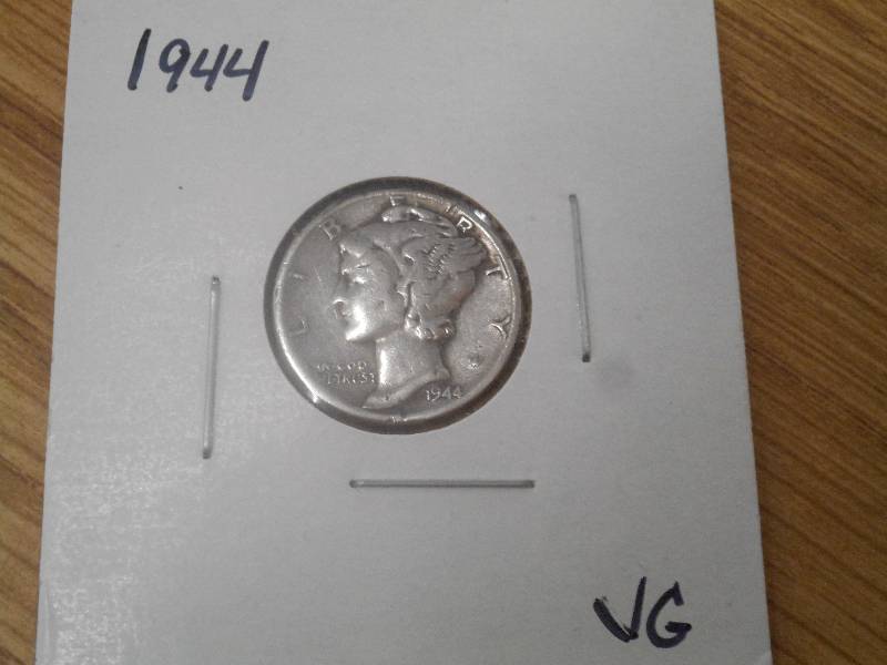 1944 P - Mercury Head Silver Dime -...