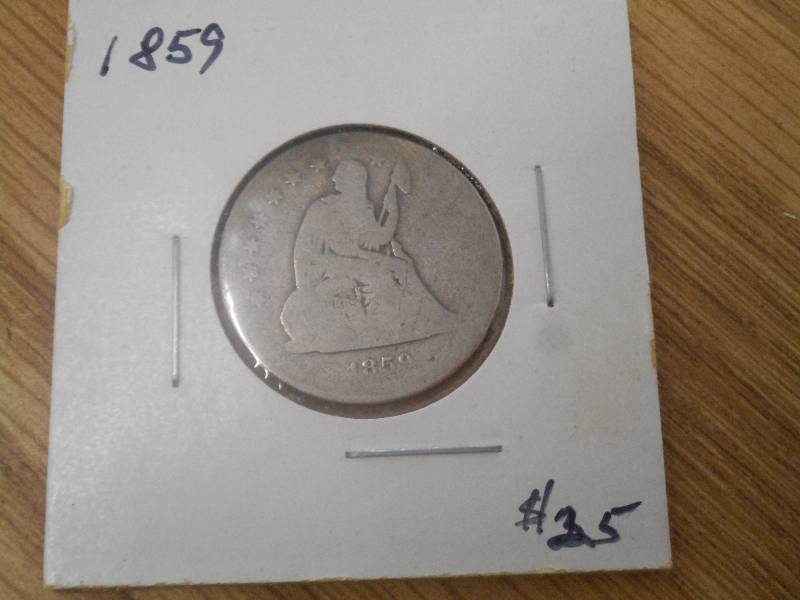 1859, Var. 1 - Seated Liberty Silve...