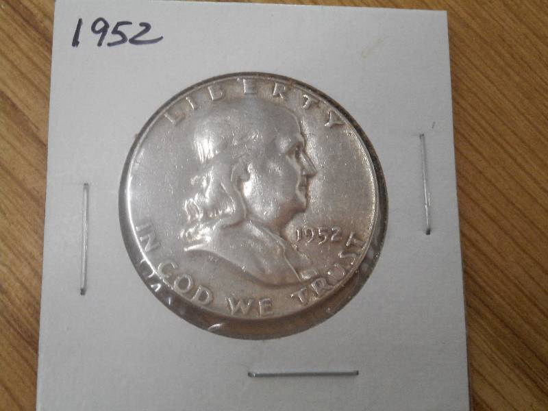 1952 P  - Franklin Silver Half Doll...