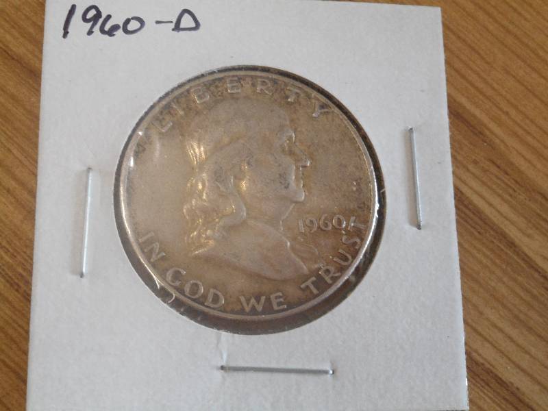 1960 D  - Franklin Silver Half Doll...