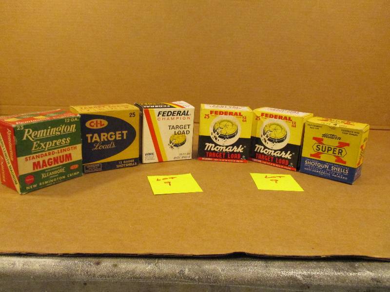 12 Gauge Collectible Boxes, qty 5