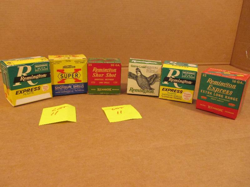 16 ga Boxes, qty 5 and one 20 ga box